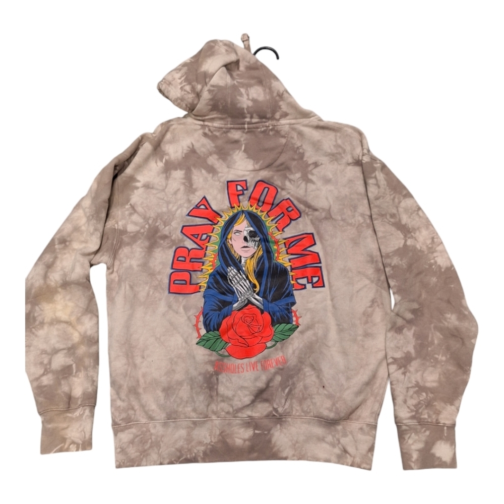 ALF Unisex M Pray For Me Hoodie Assh*les Live Forever